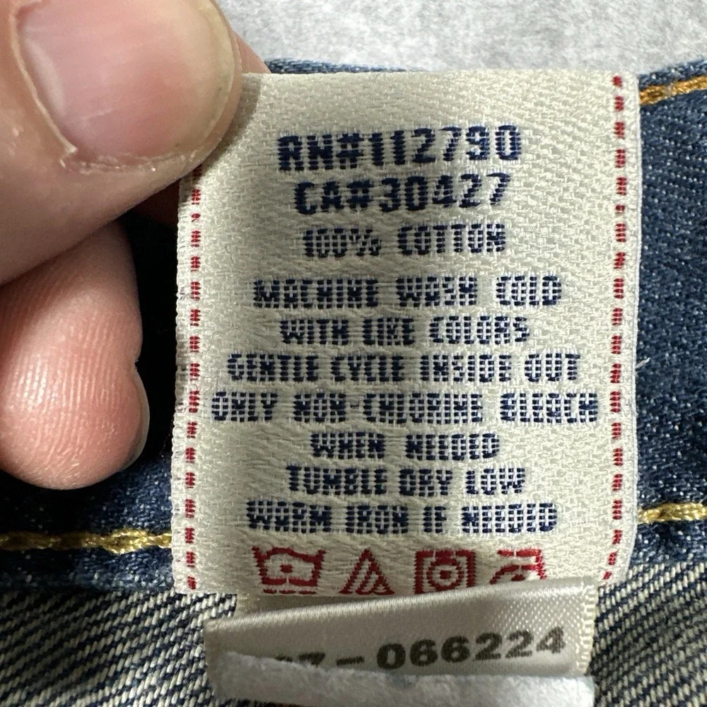 True Religion Men's Boot Cut Jeans Size 36(Fit 37x32) Medium Wash Fade Made USA